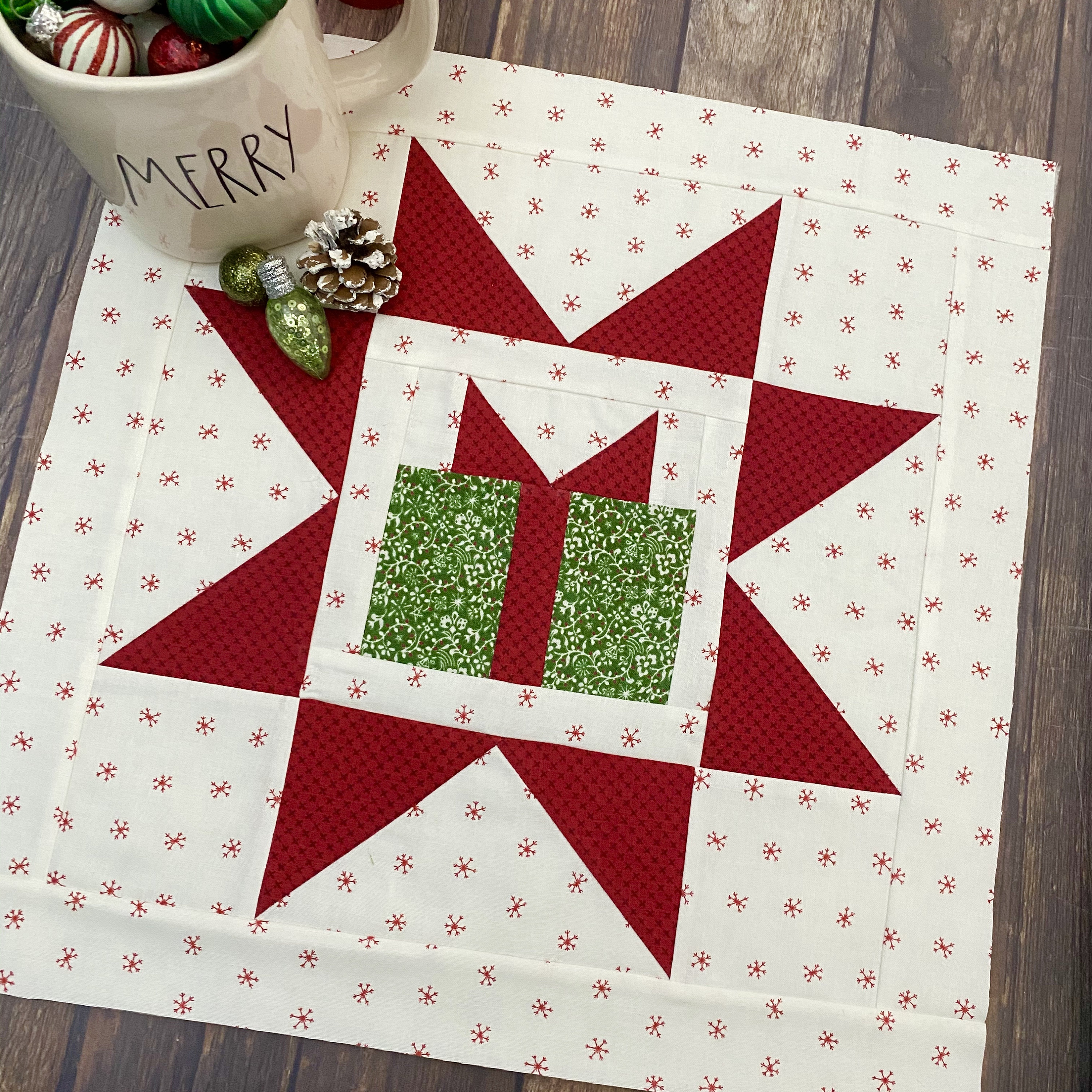 Present in a Star Block - PDF Pattern - Etsy Canada
