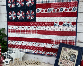 American Beauty Flag Panel Quilt Kit by Dani Mogstad for Riley Blake QK-070