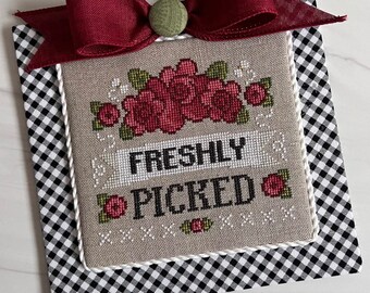 Freshly Picked by Cherry Hill Stitch Cross Stitch - Paper Pattern