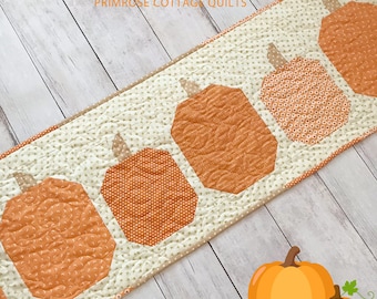 Pumpkin Table Runner - PDF Pattern