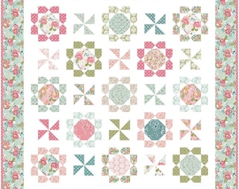 Pinwheels and Posies Quilt Pattern