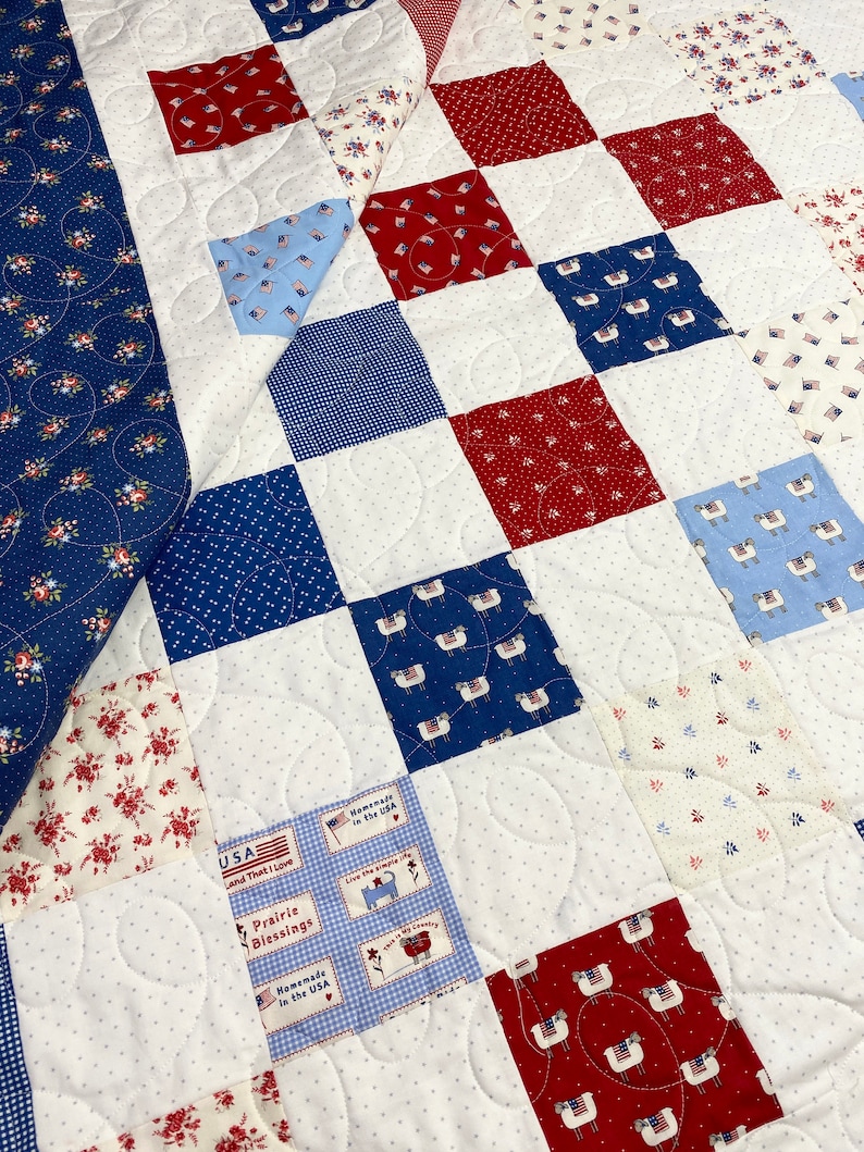 Charming Patchwork Quilt Pattern 3 Sizes - Charm Pack Friendly - PDF ...