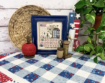 Picnic Gingham Quilt - by Lindsey Weight of Primrose Cottage Quilts - Quilt PDF Pattern