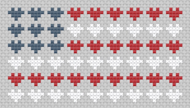 Flags on the 4th - (release #3) a Collection of 2 Flag Patterns ...