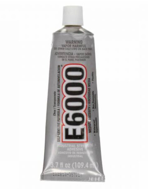 E6000 Glue Clear Medium Viscosity .18oz 5.3ml Mini Tube 