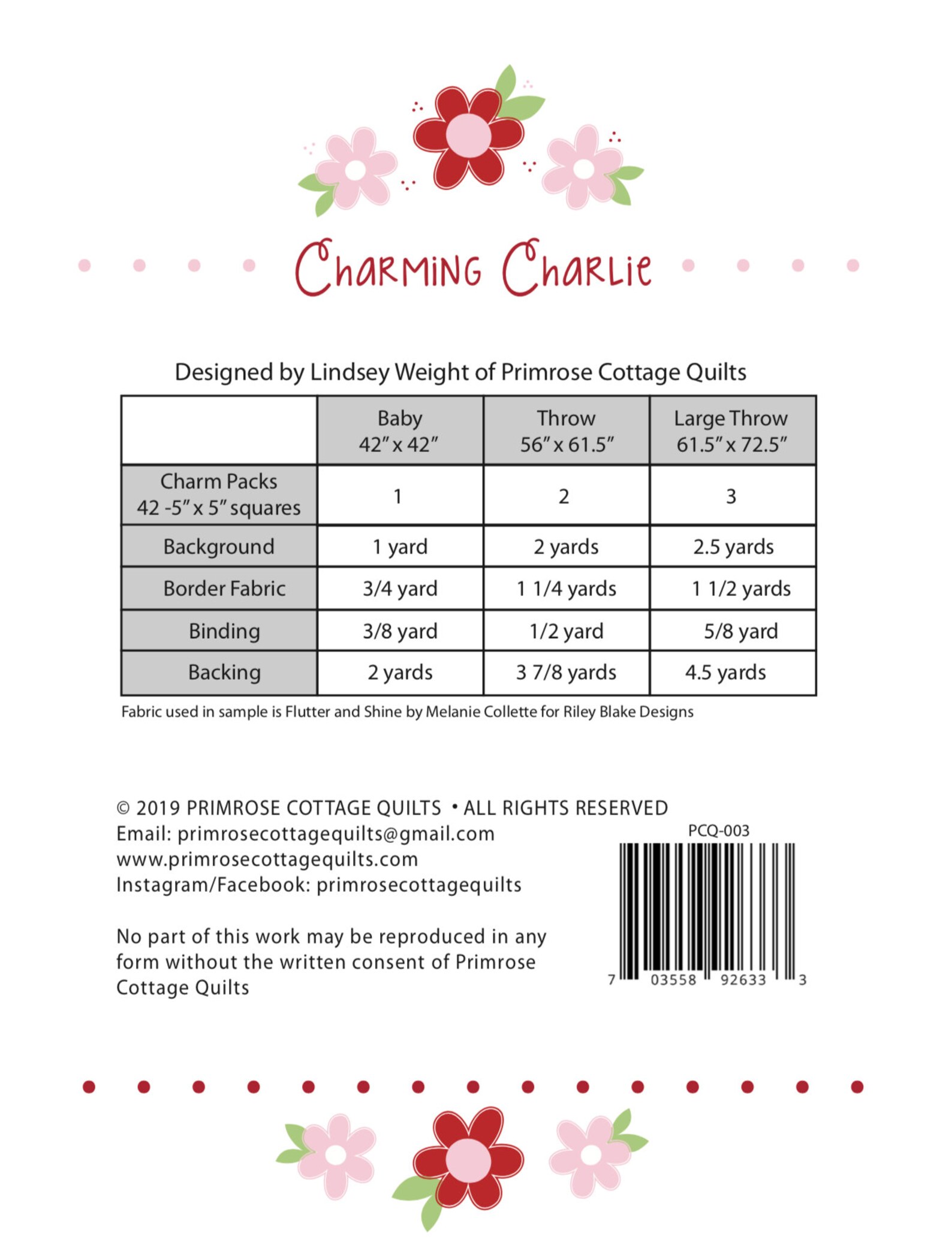 Charming Charlie PDF Pattern | Etsy