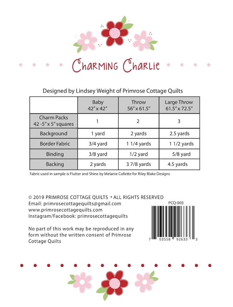 Charming Charlie PDF Pattern image 2