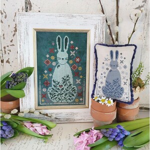 Cottontail Cross Stitch by Hello Liz Mathews - Paper Pattern