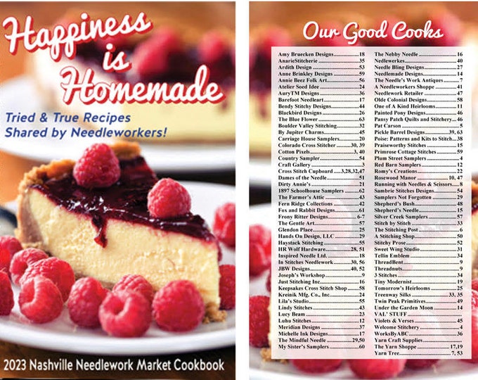 2023 Nashville Needlework Market Cookbook Etsy