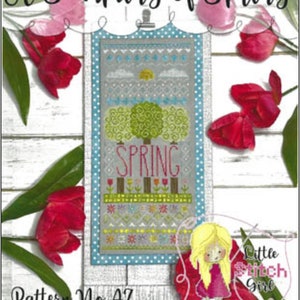A Sampling of Spring by Little Stitch Girl - PAPER PATTERN