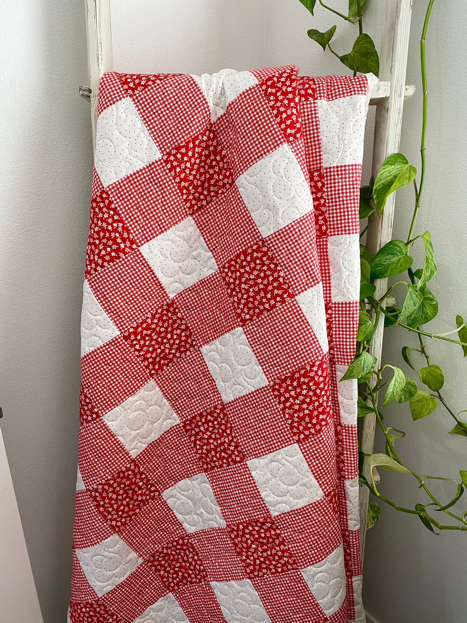 Gingham Patchwork Quilt Pattern Six Size Options PDF | Etsy Canada