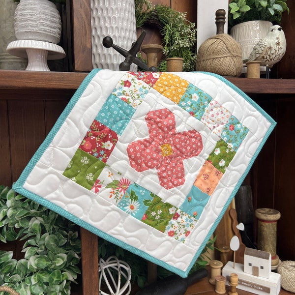 F is for Flower Quilt Kit Using Beautiful Blooms by Sherri & Chelsi for Moda - Pattern Not Included QK-068