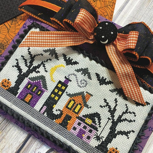 Autumn House Cross Stitch by Lindsey Weight of Primrose - Etsy