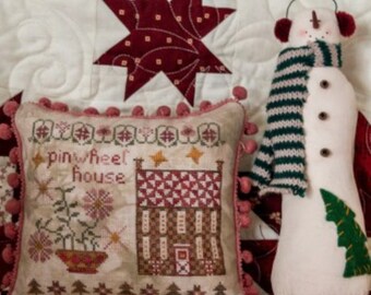 Maple House the Houses on Pumpkin Lane Cross Stitch by Pansy Patch