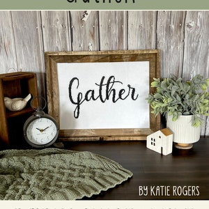 Gather Cross Stitch by Katie Rogers of Primrose Cottage - PAPER Pattern PCS094