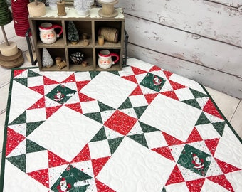 Star Crossed Quilt Kit in Christmas Fabrics  - Purchase Pattern Separately. QK-040