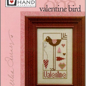 Valentine Bird Cross Stitch by Heart in Hand Paper Pattern