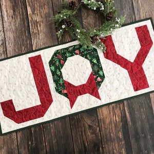 Joy Table Runner - PDF Pattern