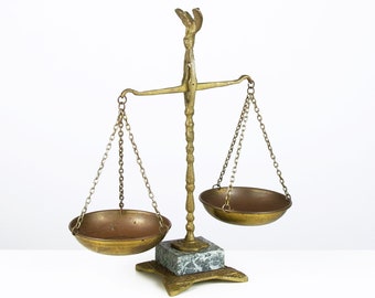 Brass Balance Scale Etsy