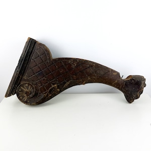 Antique Carved Wood Salvage fragment, Antique Salvage Decor, Architectural Salvage, Furniture Fragment
