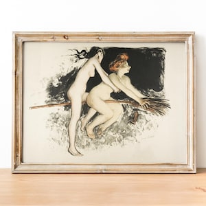 Jean Veber - Witches art print, Museum-quality Fine Art print