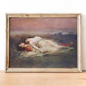 Tristan and Isolde art print, Rogelio De Egusquiza Fine art print