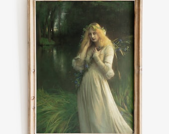 Pascal-Adolphe-Jean Dagnan-Bouveret - Ophelia art print, Museum-quality Fine Art print