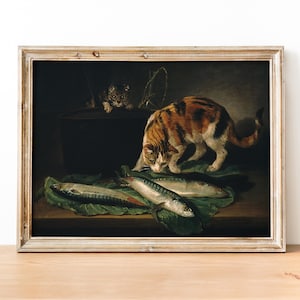 tw様予約 絵画「猫の背中に何かある〜森のきのこ／インド