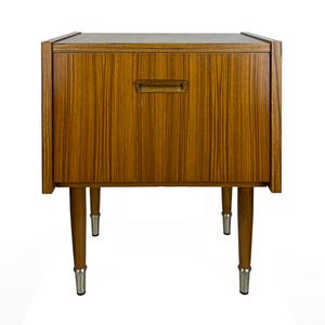 Mid-century Side table, Midcentury modern bedside table, 60s furniture, Scandinavian furniture
