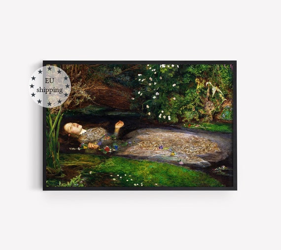 ジョン・エヴァレット・ミレー - オフィーリア アートプリント