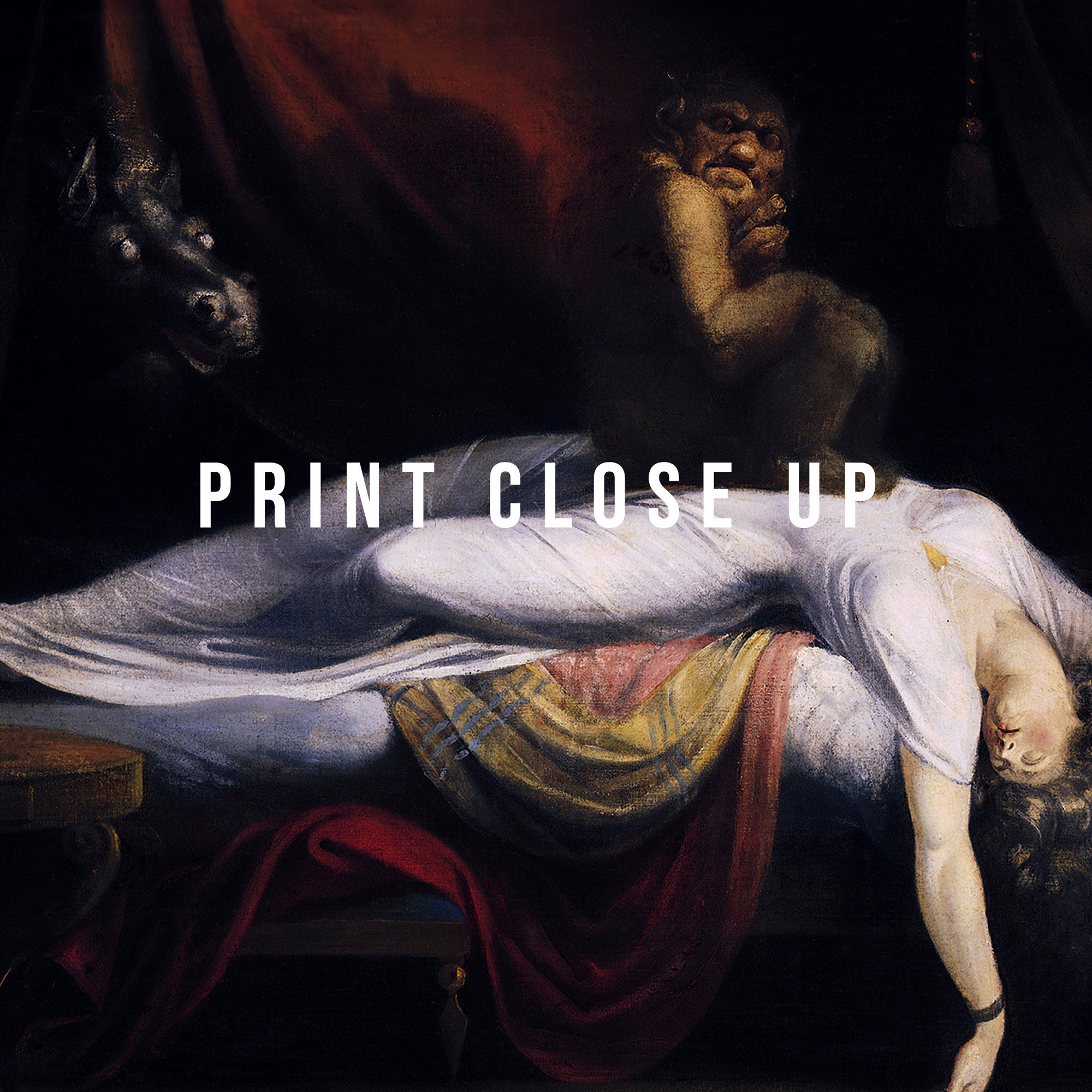 Henry Fuseli - the Nightmare Art Print, Fine Art Print, Dark