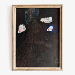 Gustav Klimt - Mother with two children art print, Museum-quality Fine Art print
