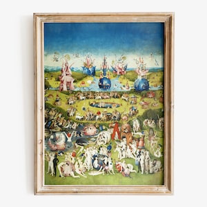Hieronymus Bosch - The Garden of Earthly Delights art print, Fine Art Print