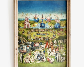 Hieronymus Bosch - The Garden of Earthly Delights art print, Fine Art Print