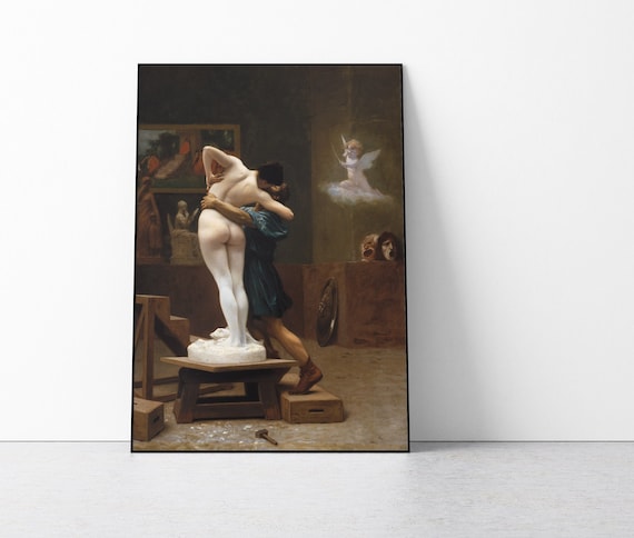 Jean-léon Gérôme Pygmalion and Galatea Art Print | Etsy