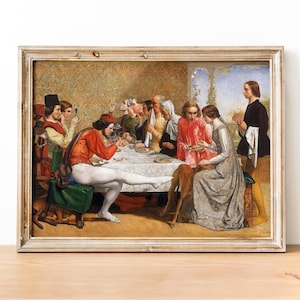 John Everett Millais - Isabella art print, Renaissance Fine art print
