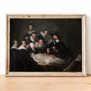 Rembrandt - The Anatomy Lesson of Dr. Nicolaes Tulp, Fine Art Print