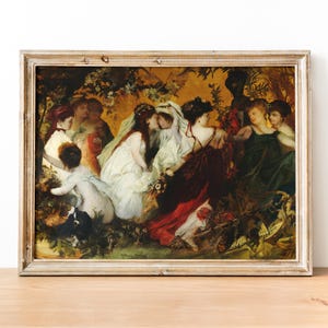 Hans Makart - Modern Amoretti art print, Fine art print