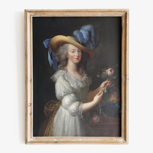 Marie-Antoinette art print, Fine Art print, Rococo art