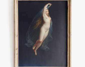 Henri-Pierre Picou - Impresión de arte de estrella vespertina, impresión de bellas artes, arte de mal humor oscuro