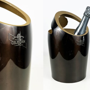 Vintage Rare G.H MUMM Champagne Bucket, l&#39;orfevrerie d&#39;Anjou French Ice bucket, Wine Cooler, Vintage Barware