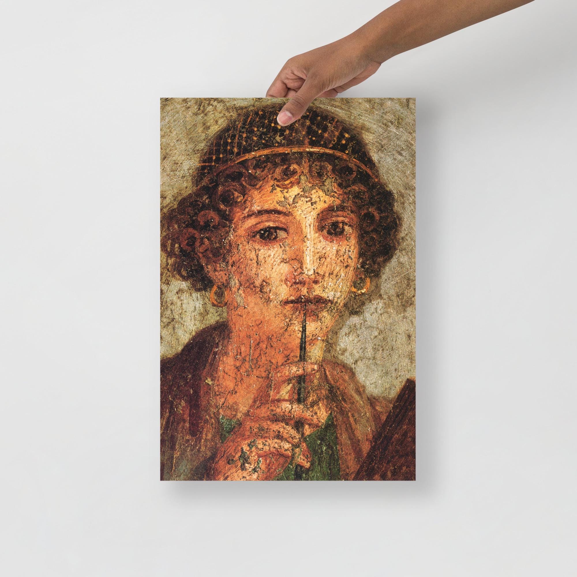 サッポーのフレスコ画、古代ローマ美術 - Etsy 日本