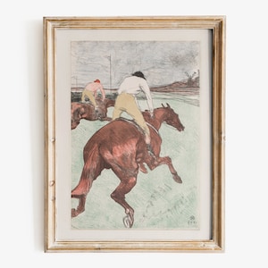 Henri de Toulouse-Lautrec - The Jockey art print, Museum-quality Fine Art print