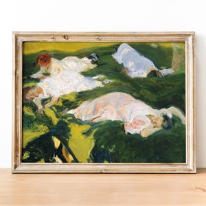 Joaquin Sorolla - La Siesta art print, Museum-quality Fine Art print