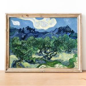 Vincent Van Gogh - Olive Trees art print, Fine Art Print, Van Gogh Print