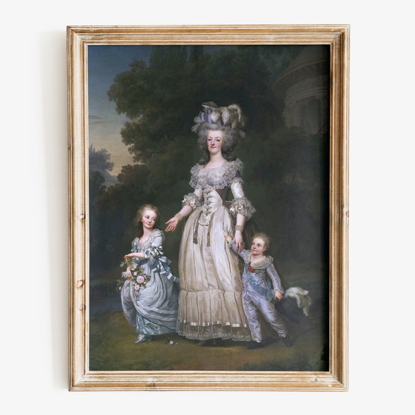 Marie Antoinette art print, Fine Art print, Rococo art