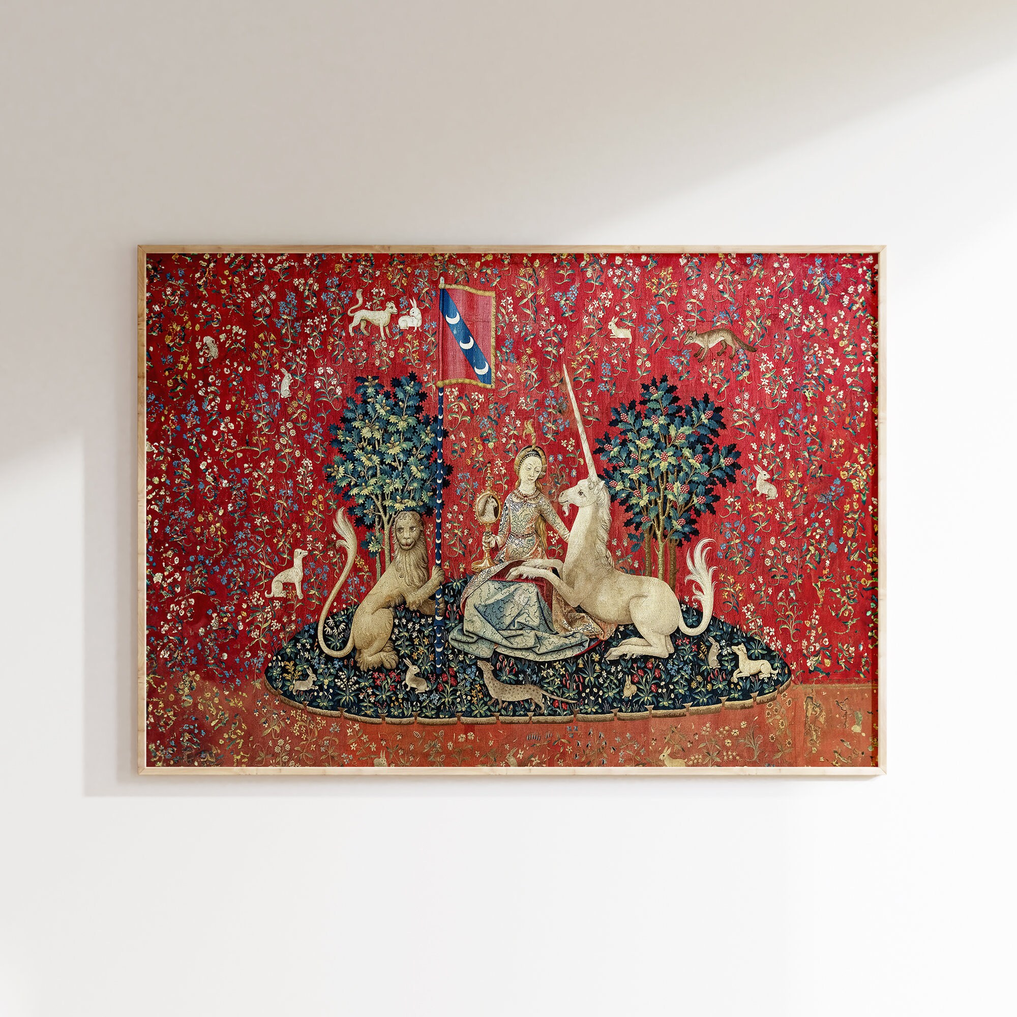 The lady and the unicorn art cheap