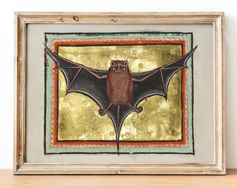 Weird Medieval Bat Art Print, Medieval weird art, Medieval marginalia