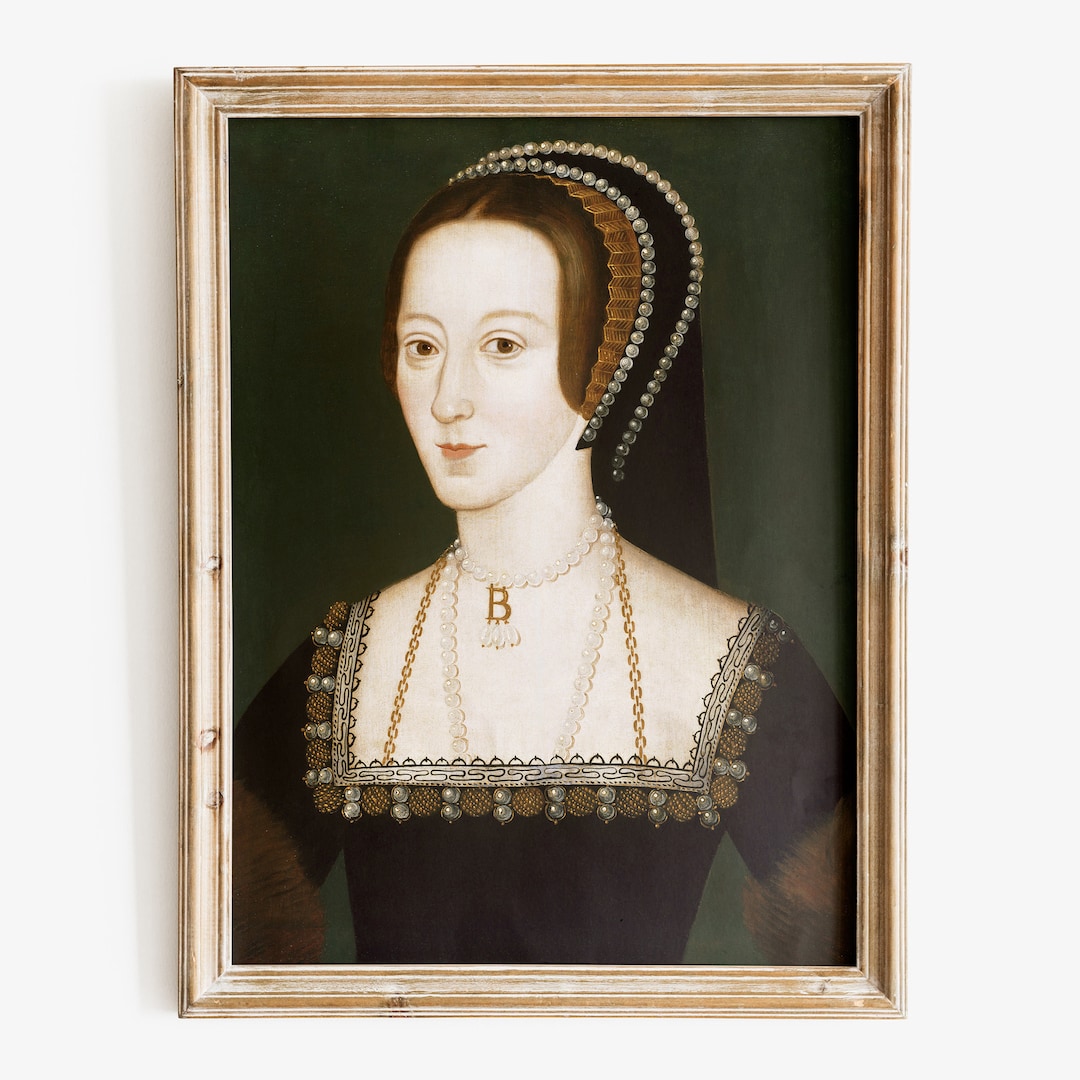 Anne Boleyn Art Print Fine Art Print Antique Portrait Print Etsy anne-boleyn-art-print-fine-art-print-antique-portrait-print-etsy