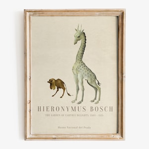 Hieronymus Bosch art print, Fine Art print, Museum Poster, Famous Art Poster
